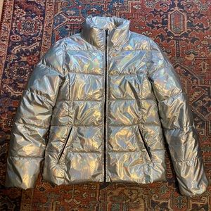 Metallic Bomber Jacket